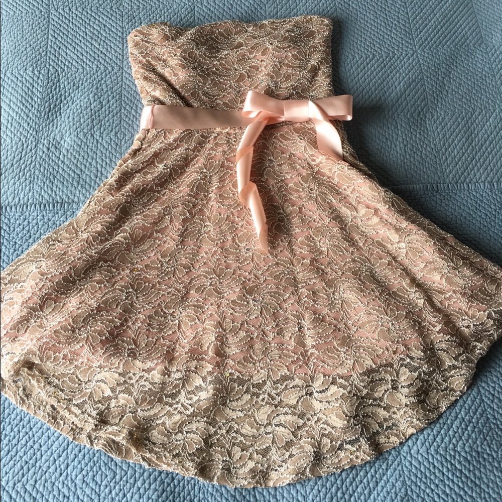 Light Pink Lacey Summer Dress